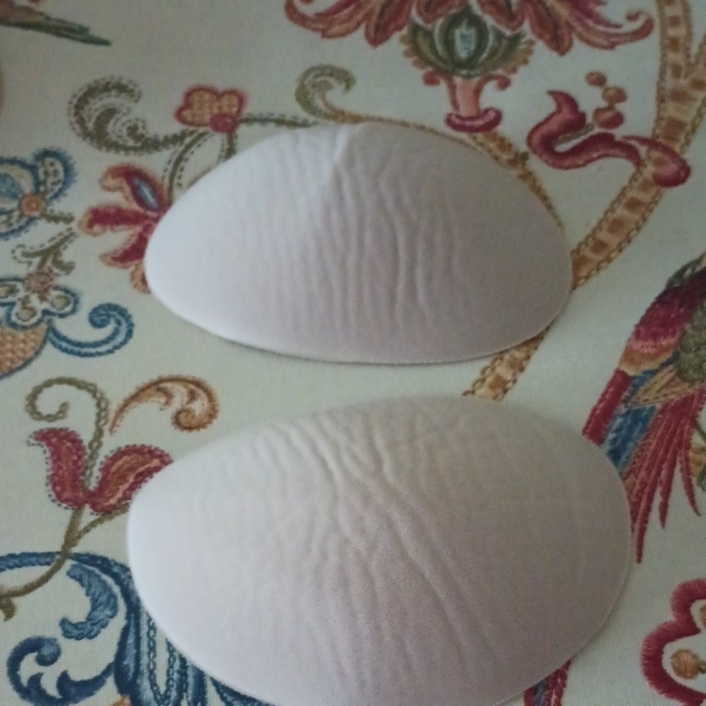 Cream Bra Inserts